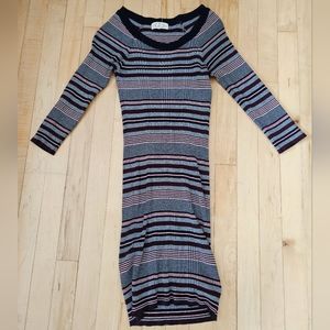 Pink Rose Knit Dress in Small